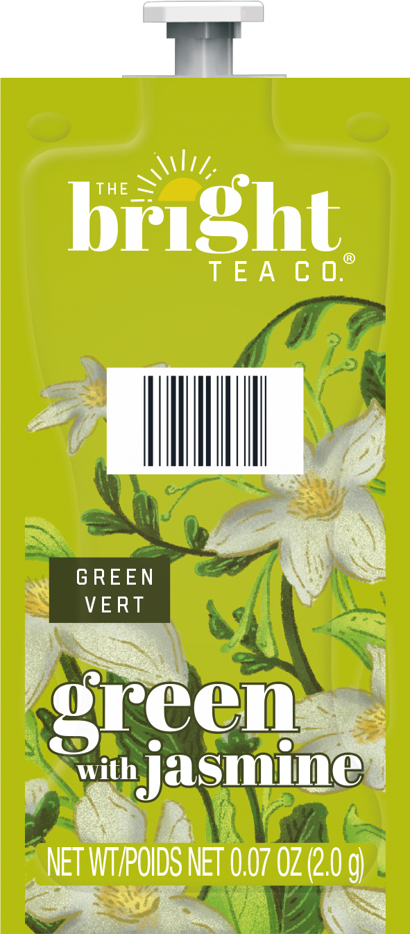 Bright Tea Co.® Green Tea with Jasmine Fresh Packs for Flavia Bright Tea Co.® Green Tea with Jasmine Fresh Packs for Flavia