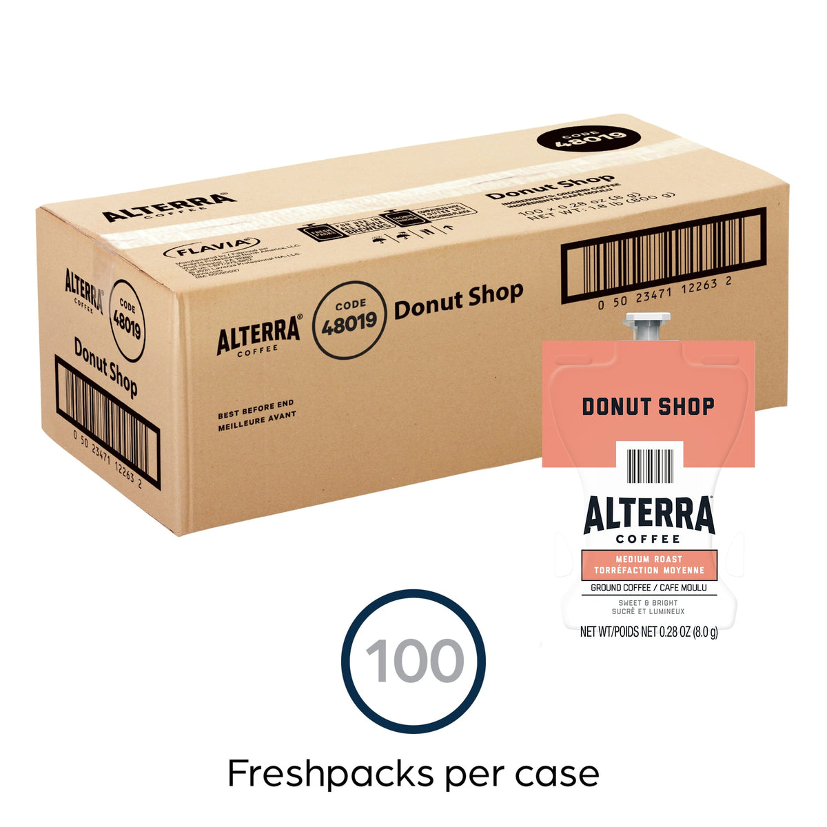 AlterraÂ® Donut Shop Blend Coffee Fresh Packs for Flavia Brewers
