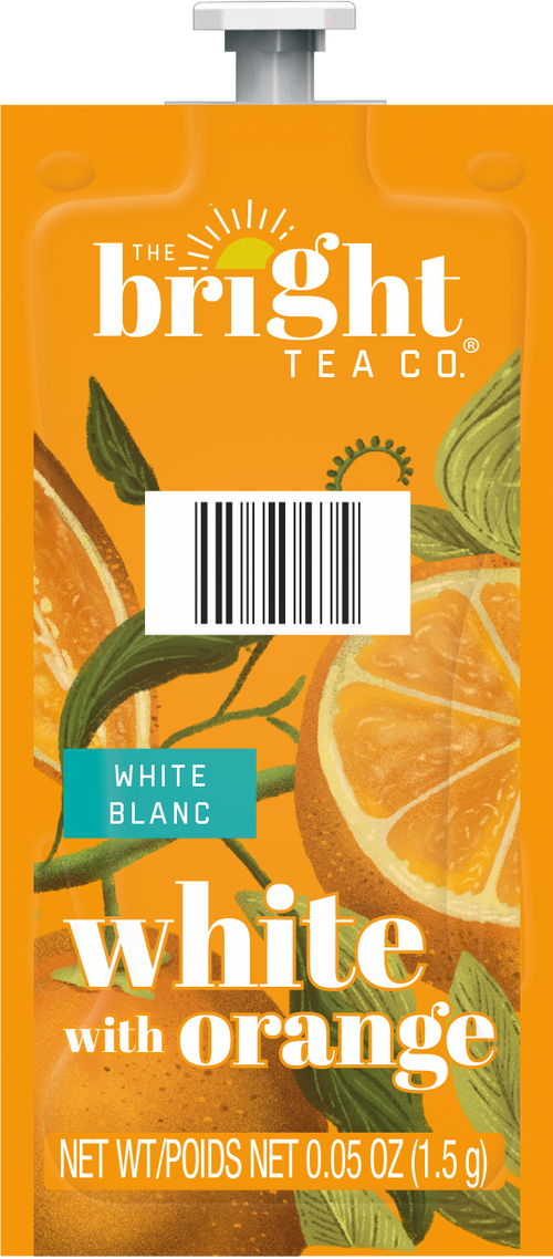 The Bright Tea Co.® White with Orange