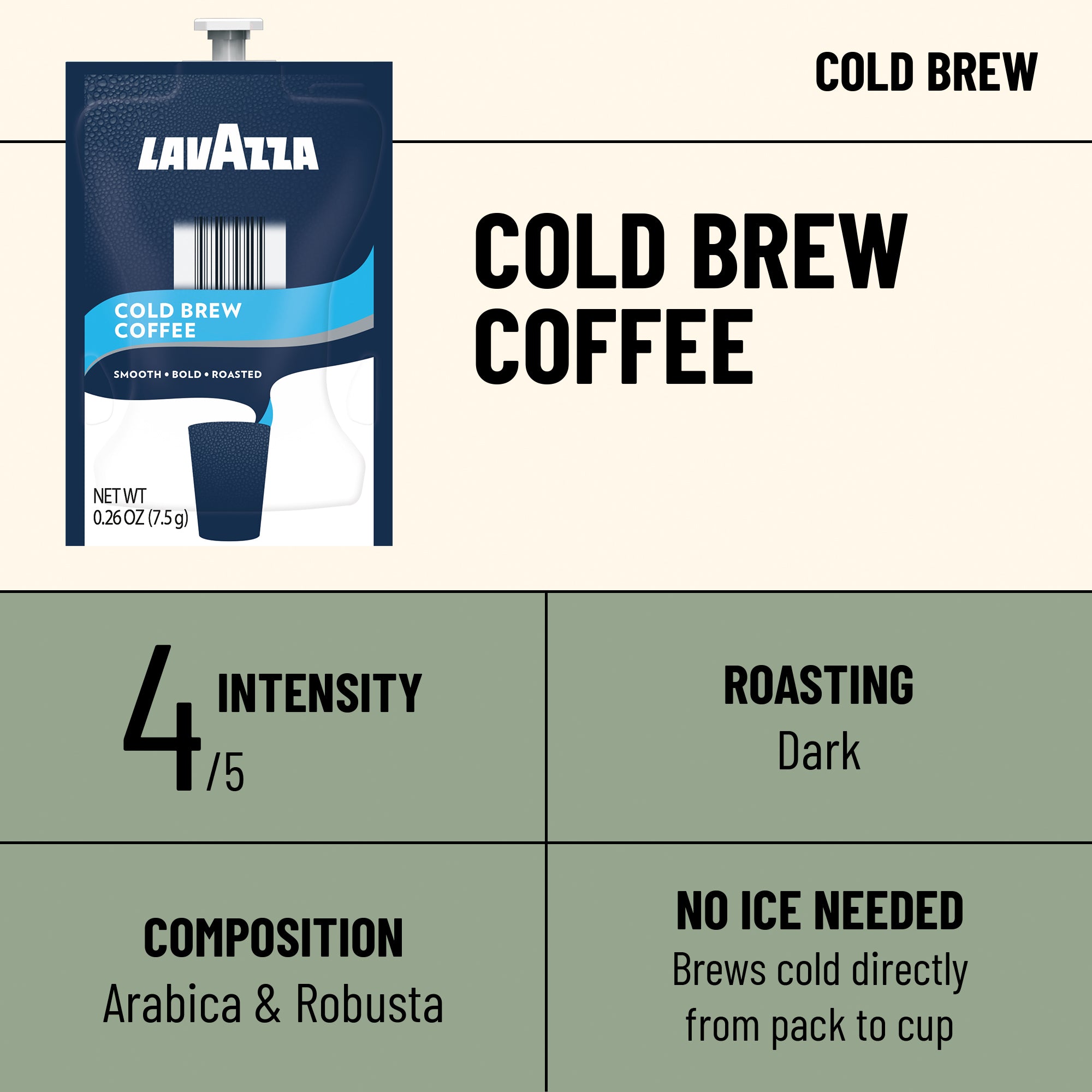Lavazza Cold Brew Coffee – Cold Drinks | MyFlavia by Lavazza