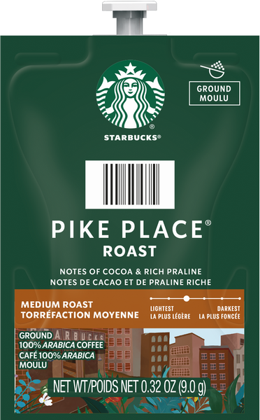 Starbucks® Pike Place Roast Coffee Fresh Packs for Flavia Brewers Starbucks® Pike Place Roast Coffee Fresh Packs for Flavia Brewers