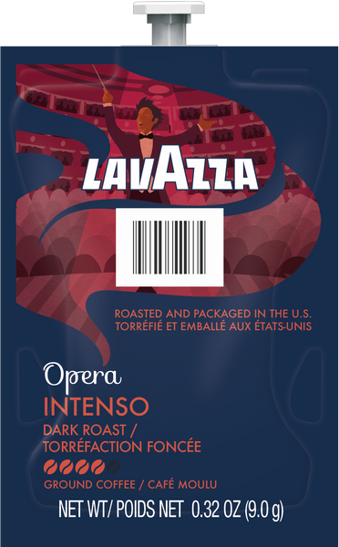 Lavazza Intenso Dark Roast Coffee Fresh Packs for Flavia Brewer