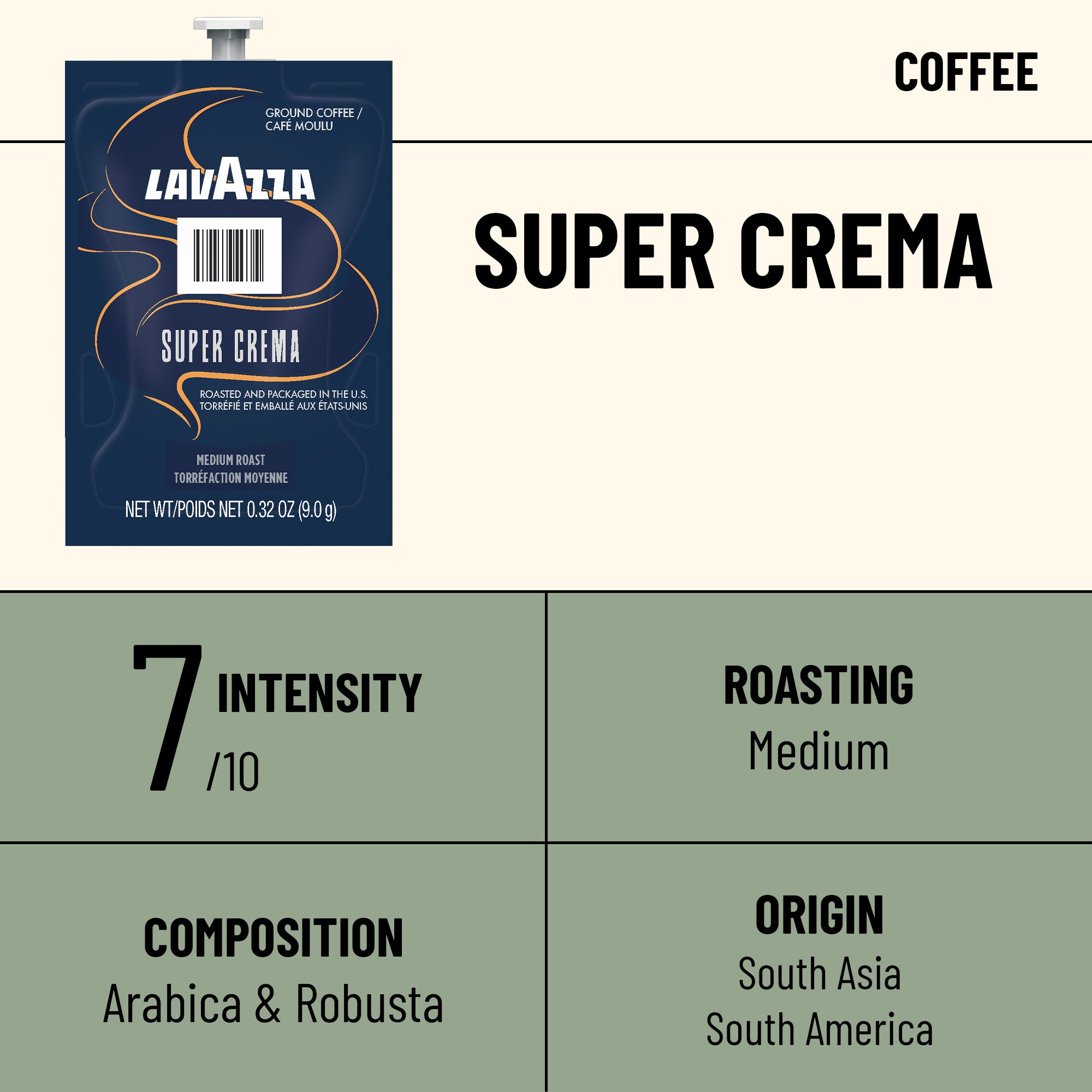 Lavazza Super Crema – Coffee | MyFlavia by Lavazza