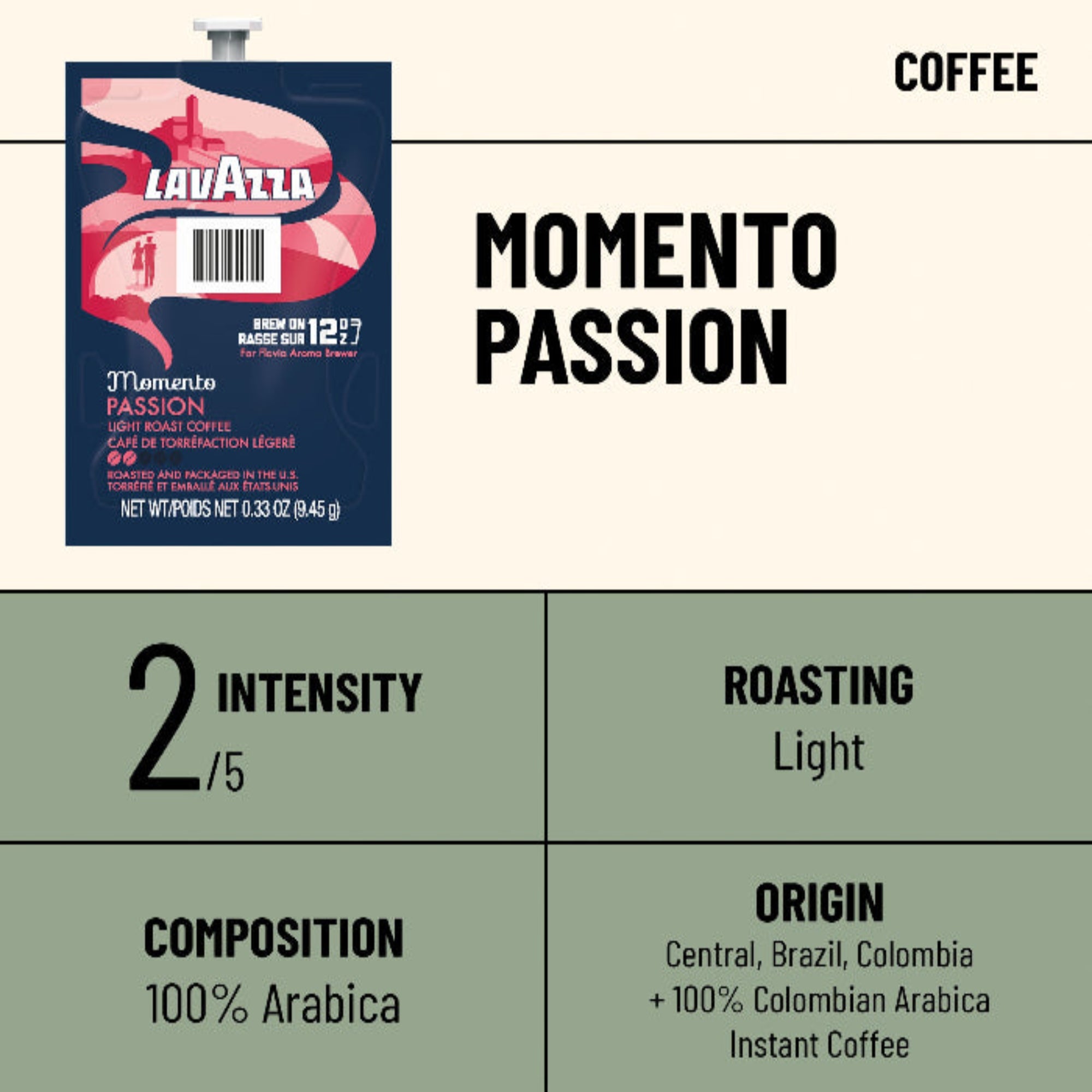 Lavazza Momento Passion – Coffee | MyFlavia by Lavazza