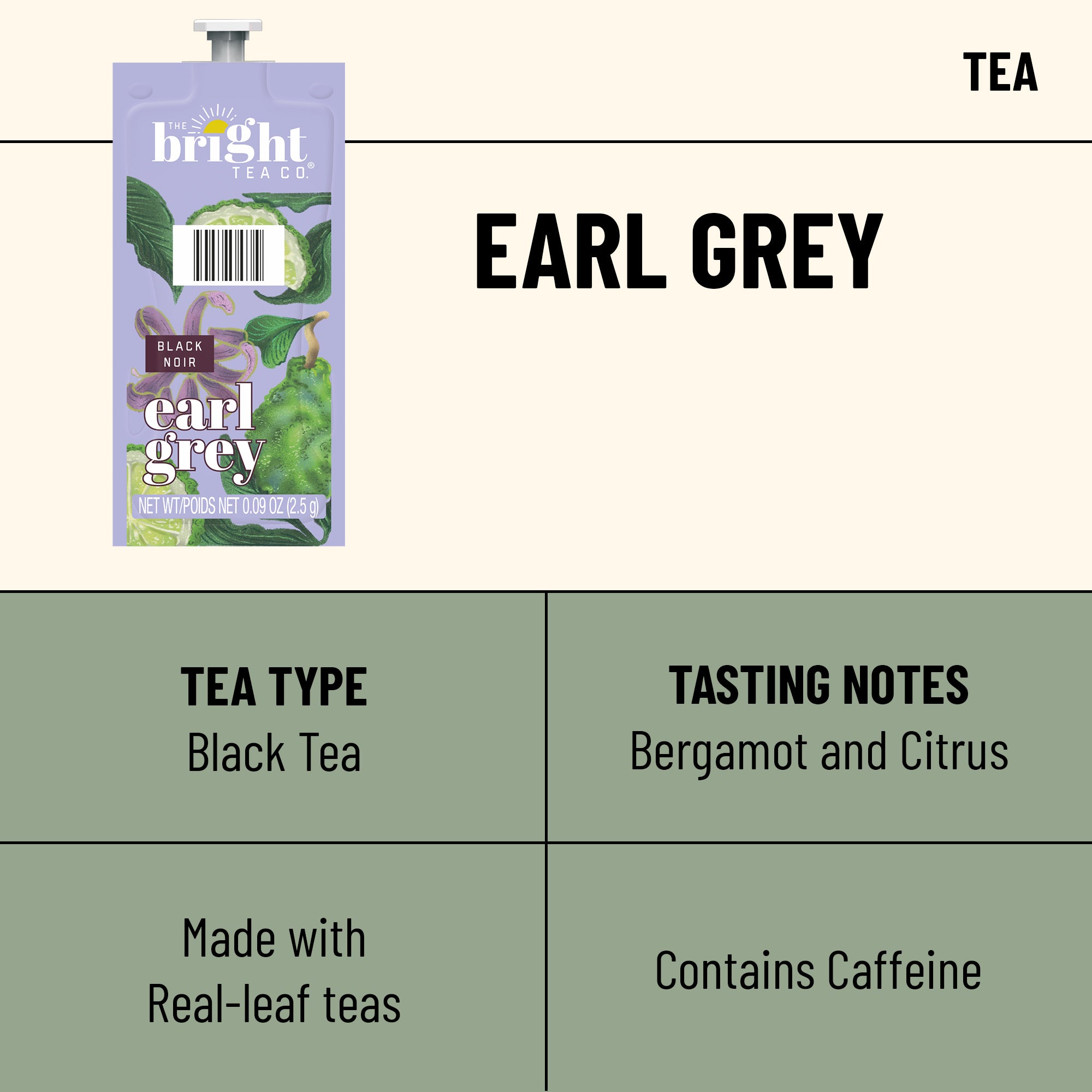 The Bright Tea Co.® Earl Grey | MyFlavia by Lavazza