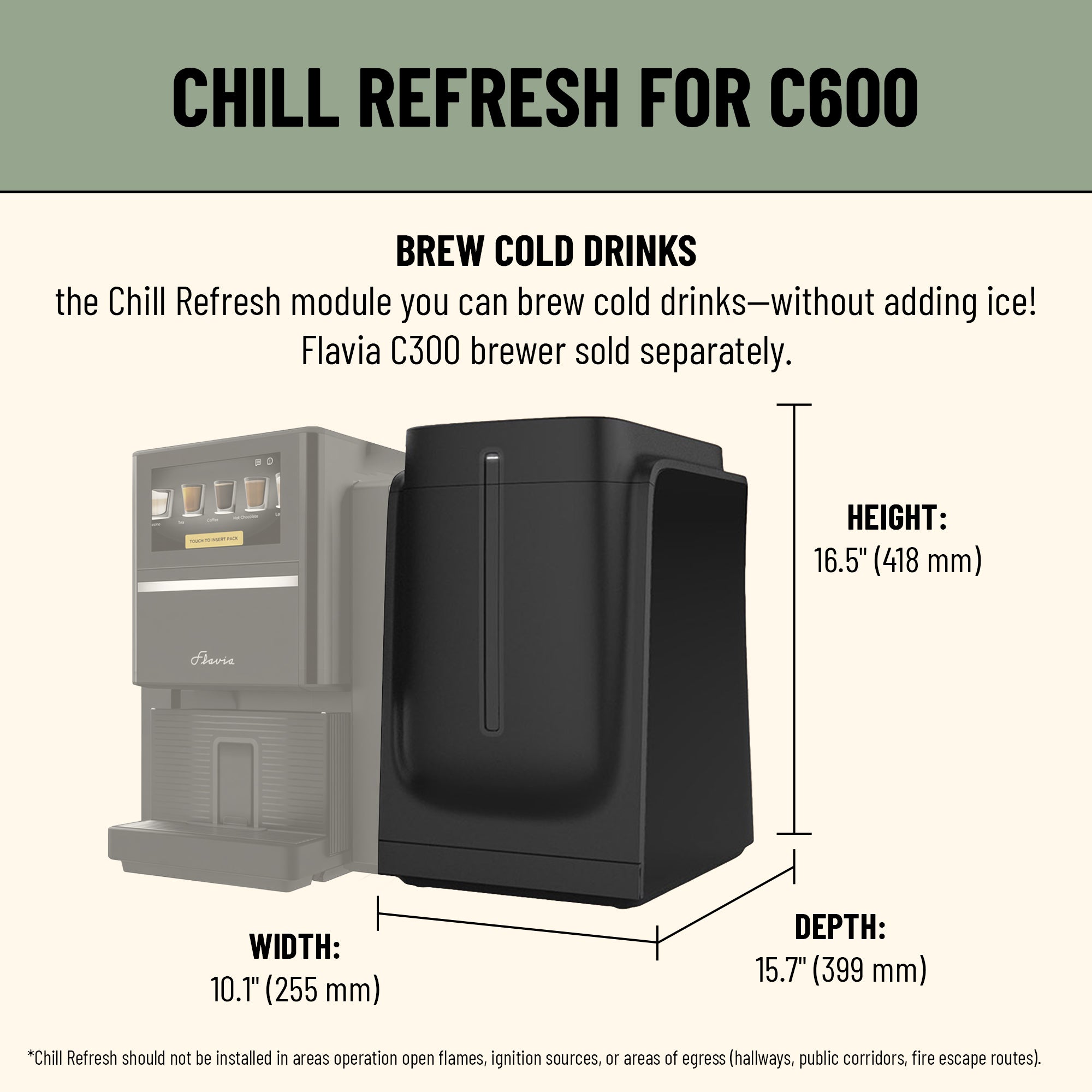 Cold Drinks Chill Module for Flavia Creation 600 – Accessories
