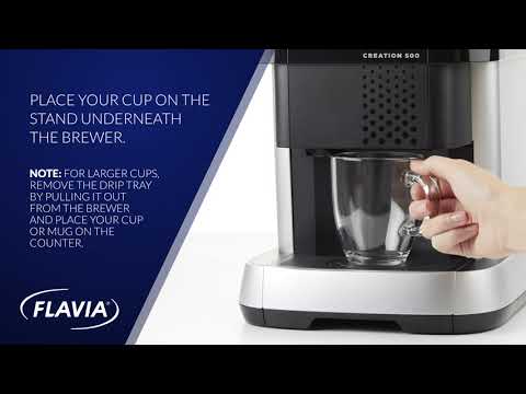 FLAVIA® CREATION 500 Coffee and Tea Brewer Machine – MyFlavia by Lavazza